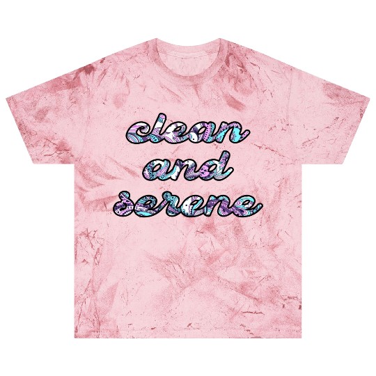 Clean and Serene paisley Blast T Shirts