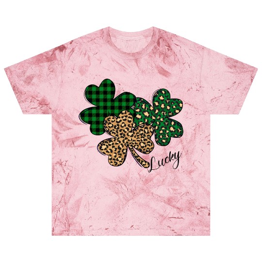 Lucky Leopard Shamrock St Patric Day Blast T Shirts