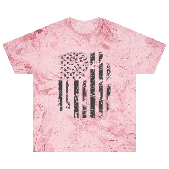 Distressed Flag Usa Military Blast T Shirts