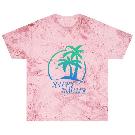 Happy Summer Short Sleeve Blast T Shirts