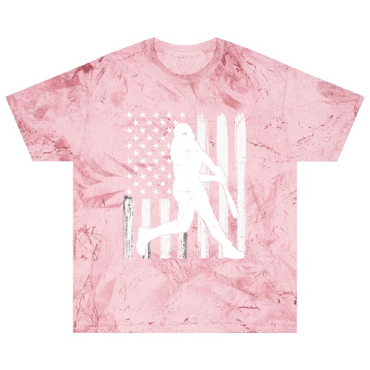 American Flag Baseball Team Gift Blast T Shirts