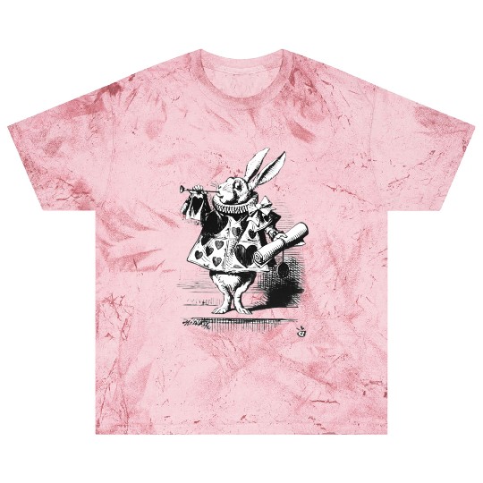 Easter Bunny Alice-In-Wonderland White Rabbit Blast T Shirts