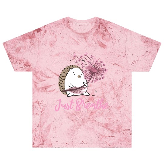 Just Breathe Dandelion Wildflower Botaal Nature Fl Blast T Shirts