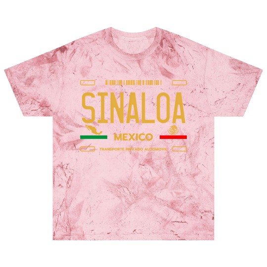 Sinaloa Meco License Plate Aesthetic Sinaloa Blast T Shirts