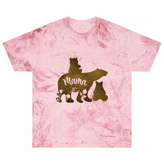 Mama Bear With 2 Cubs Mom of Two Blast T Shirts