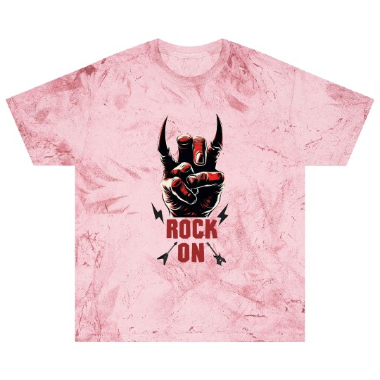 Rock music hand devil horns rock musician Blast T Shirts