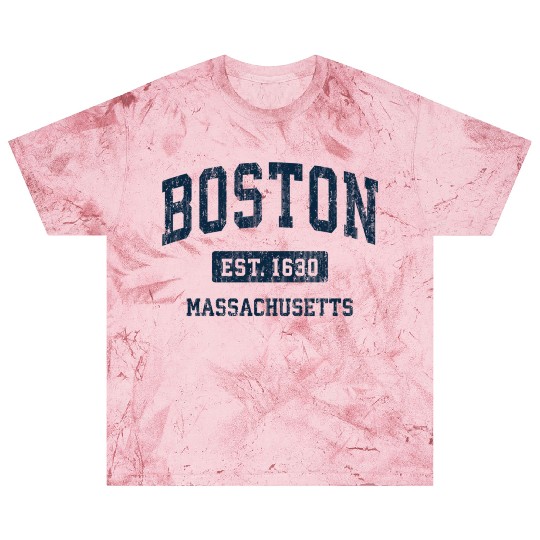 Boston Massachusetts Ma Vintage Athletic Blast T Shirts