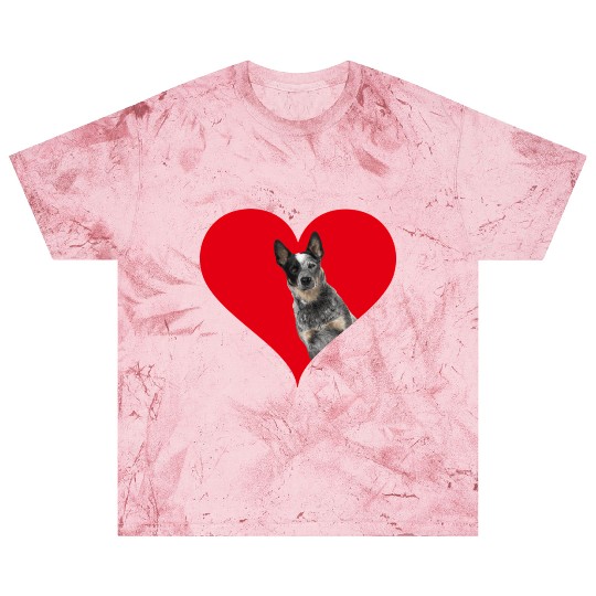 Heart Shape Australian Cattle Dog'S Day Blast T Shirts