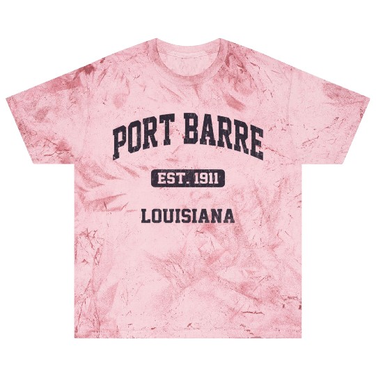 Port Barre Louisiana La State Athletic Style Blast T Shirts