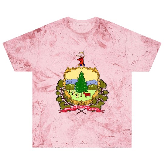 Vermont Flag State Vintage Blast T Shirts