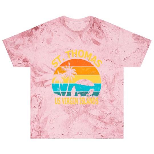 Travel St Thomas Us Virgin Islands Vacation Souven Blast T Shirts