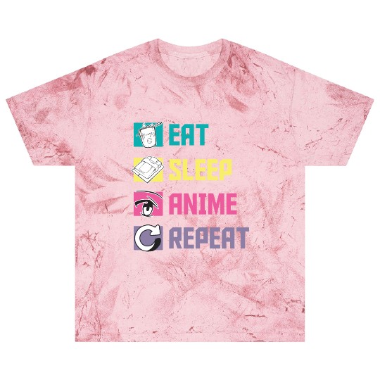 Eat Sleep Anime Repeat funny Blast T Shirts