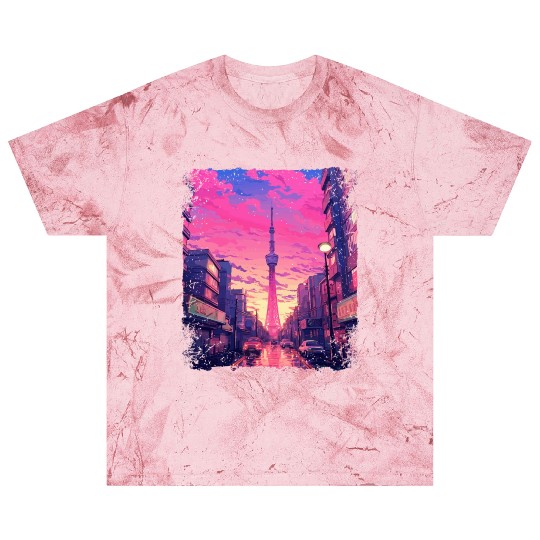 Skytree Tokyo Vaporwave Aesthetic Japanese Sight Blast T Shirts