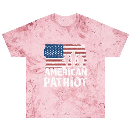 American Patriot Military Soldier Us Flag Veteran Blast T Shirts