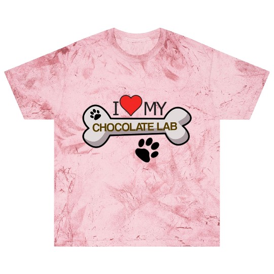 Chocolate Labrador - I Love My Chocolate Lab Blast T Shirts