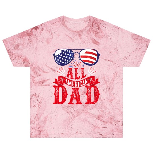 All American Dad America Pride US Patriot Blast T Shirts