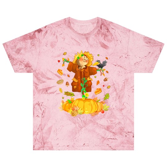 Scarecrow Pumpkin Garden Hello Thanksgiving Blast T Shirts