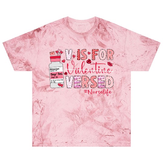 Pacu Crna Icu Er Nurse V Is For Versed Valentines Blast T Shirts