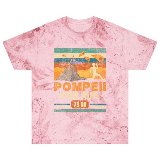 Pompeii Fun Run - Geography Volcanologist Blast T Shirts