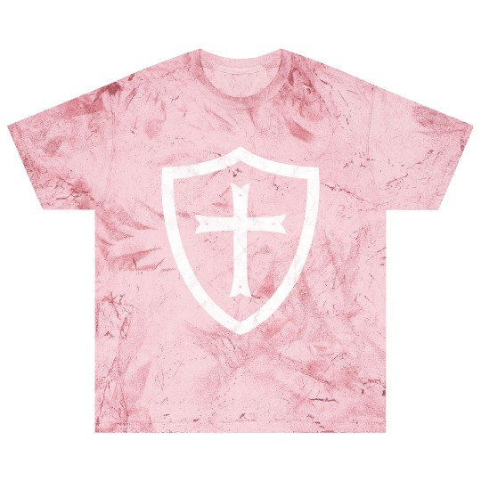 Knights Templar Cross And Shield Crusader History Blast T Shirts