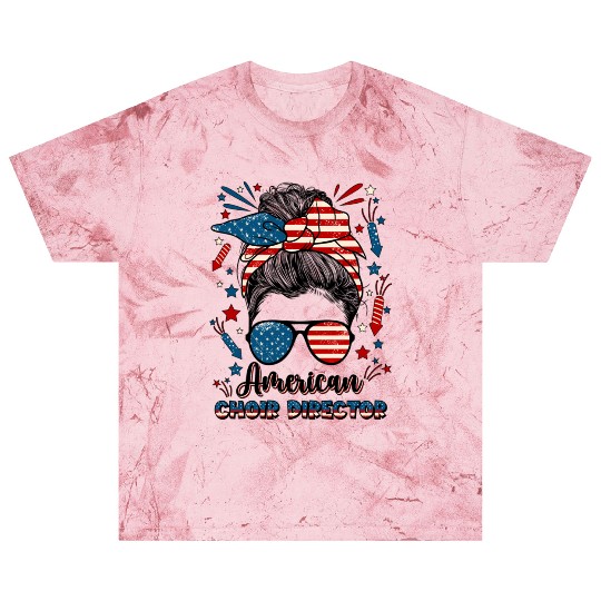 4Th Of July Choir Director American Flag Choir Dir Blast T Shirts