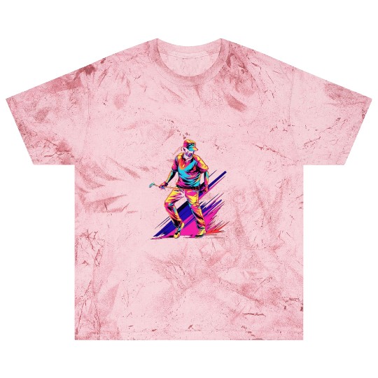 Golfer Golf Player Golfing 80s 90s Retro Blast T Shirts