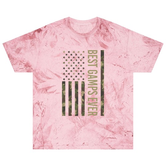 Best Gamps Ever Us American Flag Camo For Fathers Blast T Shirts