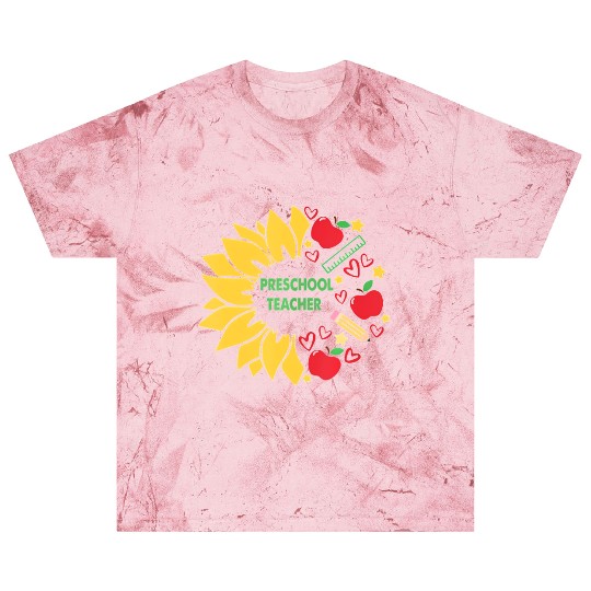 Preschool Teacher Sunflower Back To School Blast T Shirts