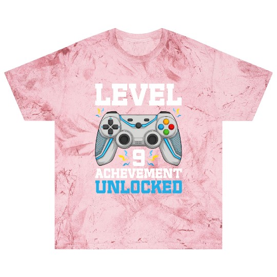 Nine 9Yr Bday Son Gamer 9Th 9 Blast T Shirts