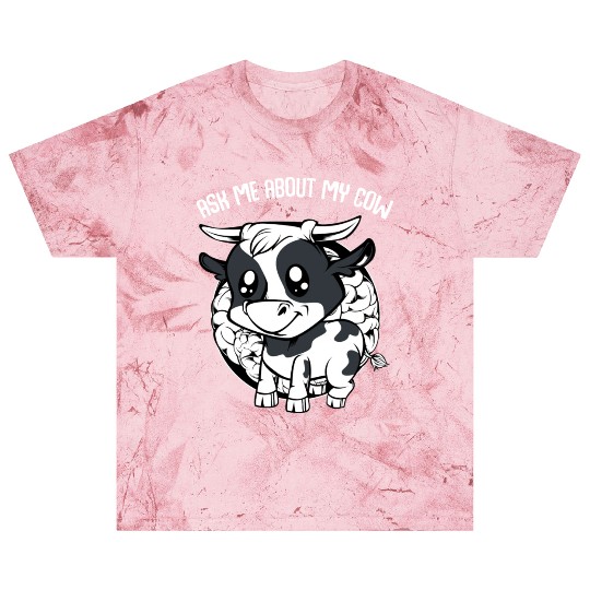 Cow Ask Me About My Cow Funny Farmer Saying Blast T Shirts
