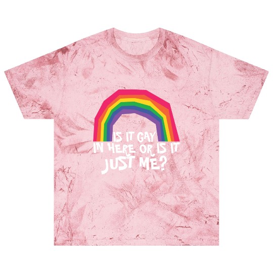 LGBTQ Proud Ally Trans Gay Pride Is It Gay Here Blast T Shirts