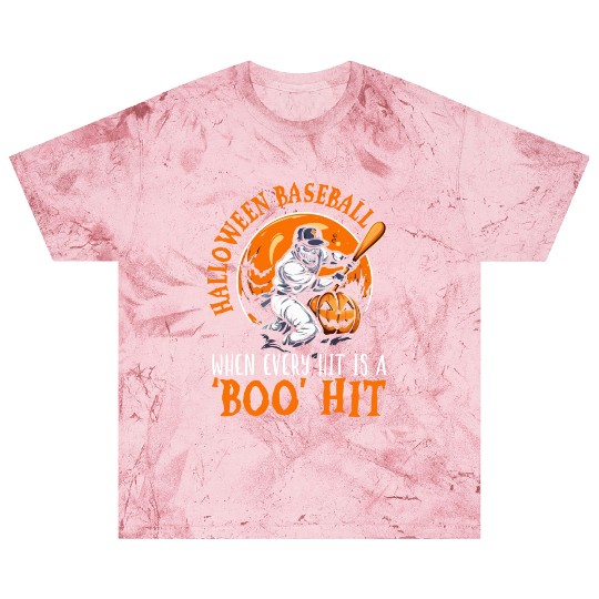 Baseball Halloween Trick Or Treat Baseball Player Blast T Shirts