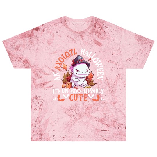 Axolotl Halloween Trick Or Treat Amphibian Axolotl Blast T Shirts