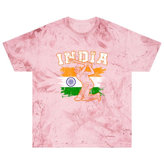 India Flag Indian Cricket Jersey Fans Player Coach Blast T Shirts