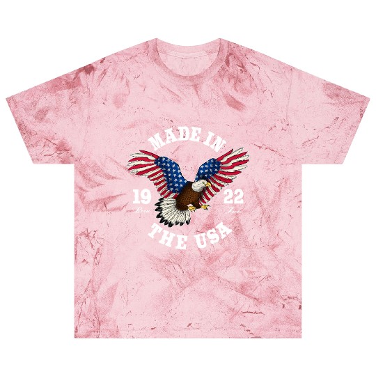 100 Year Old Patriotic Eagle Usa Flag 1922 Blast T Shirts