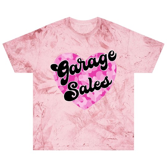 Garage Sales pink camo heart Blast T Shirts
