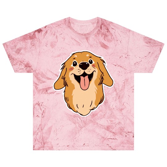 Happy Golden Retriever Dog Lover Puppy Retro Blast T Shirts