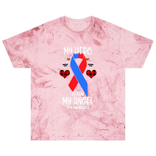 Chd Awareness Remembrance Hero Is Now My Angel Blast T Shirts