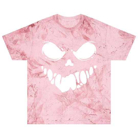 Black Spooky scary Ghost face Blast T Shirts design
