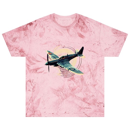 Spitfire Airplane Vintage Pilot Aviator Military Blast T Shirts