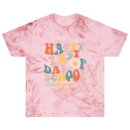Groovy Happy Last Day Of School Teacher Student Blast T Shirts