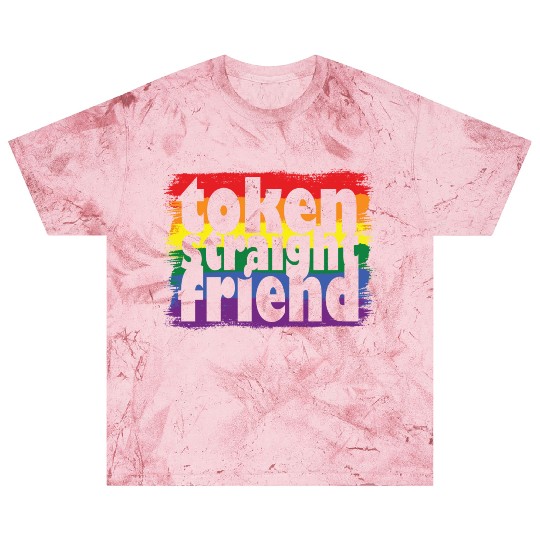 Proud LGBTQ Ally Token Straight Friend Gay Pride Blast T Shirts