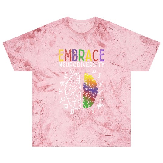 Neurodiversity Embrace Adhd Autism Asd Brain Blast T Shirts