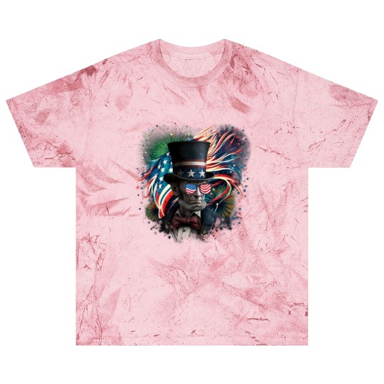 Merica Lincoln Independence Day Party 4th July Blast T Shirts