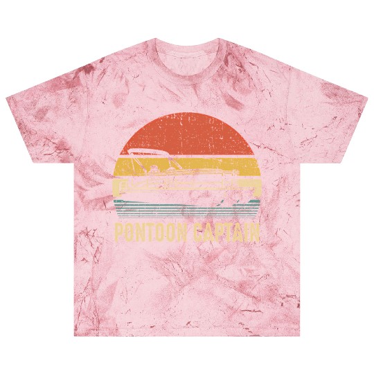 Vintage Pontoon Captain Blast T Shirts Pontoon Boat Captain