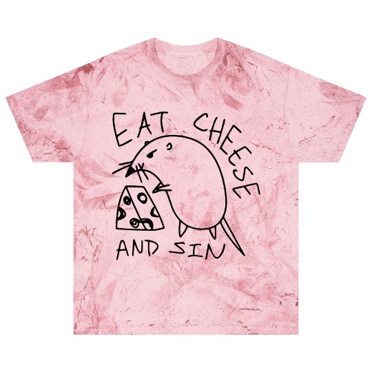 Eat Cheese And Sin Funny Cheese Lover Blast T Shirts