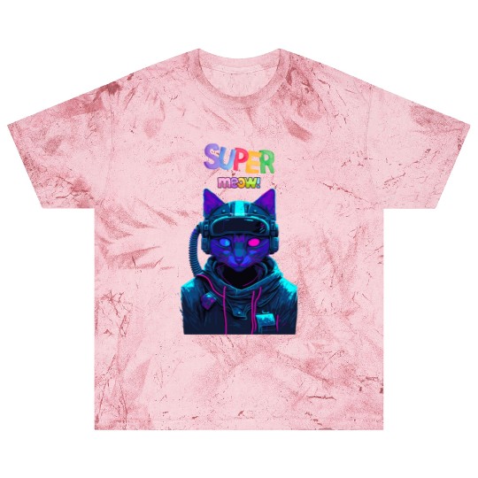super meow Blast T Shirts, cute cat