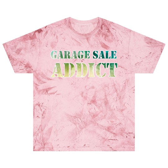 Garage Sale Addict green yellow watercolor Blast T Shirts