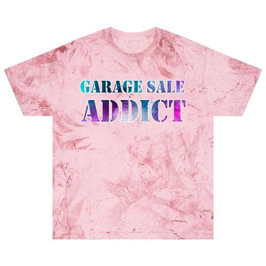 Garage Sale Addict blue purple watercolor Blast T Shirts