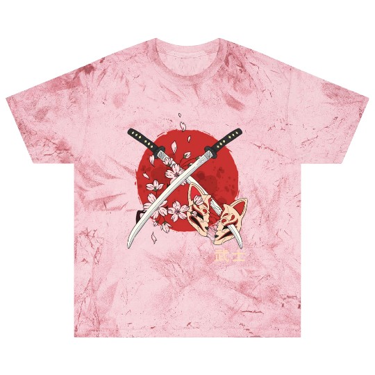 Ancient Japanese Cherry Blossom Samurai Katana Swo Blast T Shirts